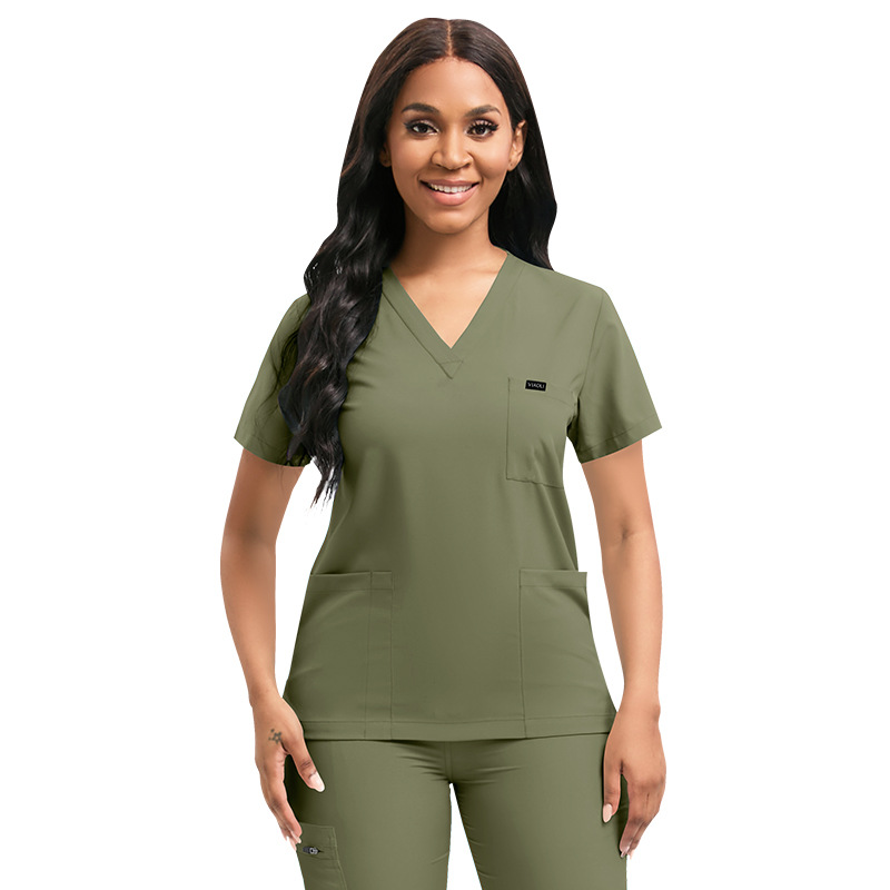 Stylish Women’s Medical Uniform – Multicolor, Perfect for Pet Clinics