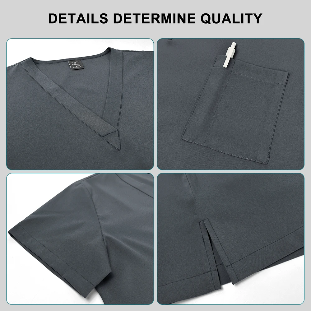 Women’s Modern Fit Scrub Set – Slim Stretch with Utility Pockets