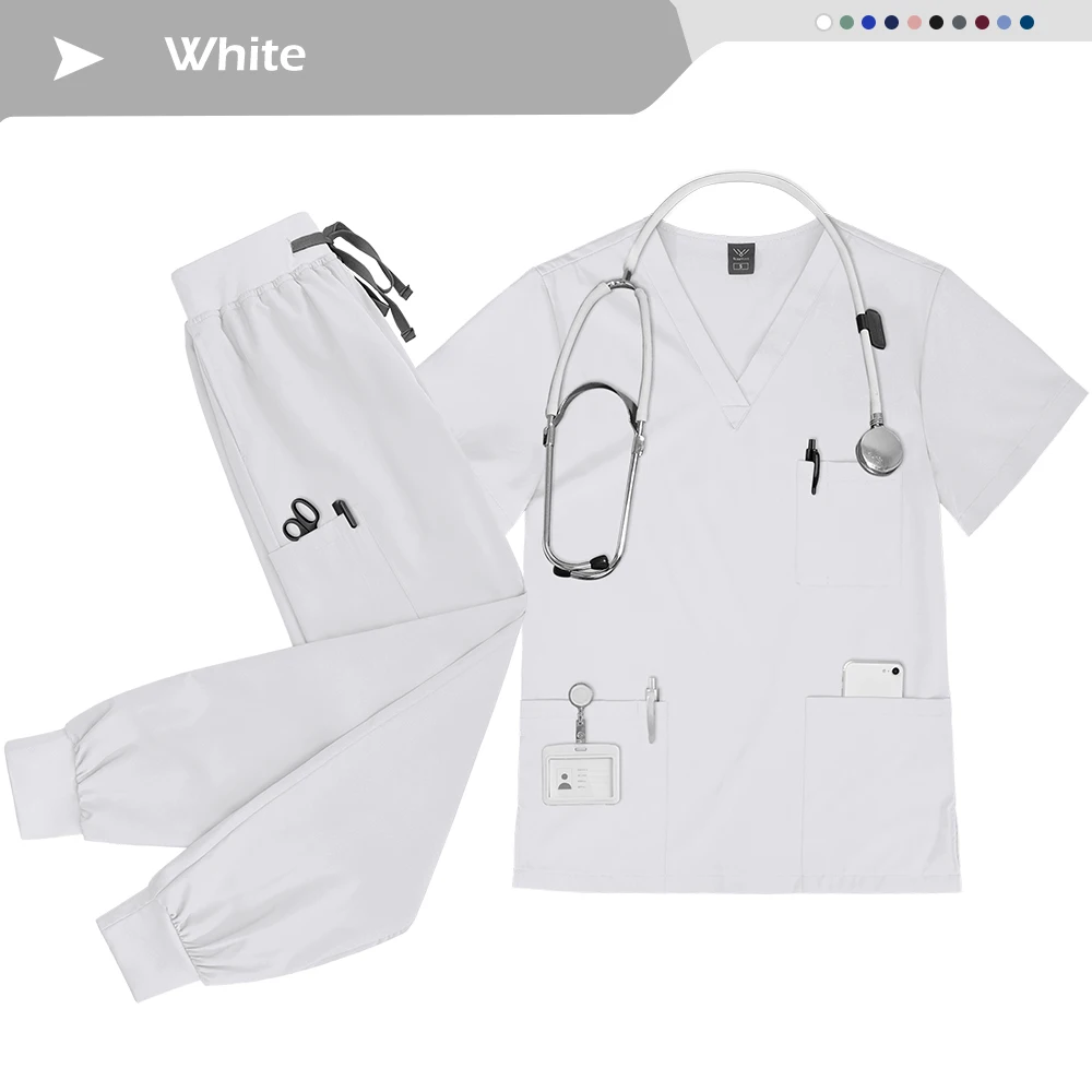 Professional Scrub Set – Nurse & Doctor Uniform with Joggers